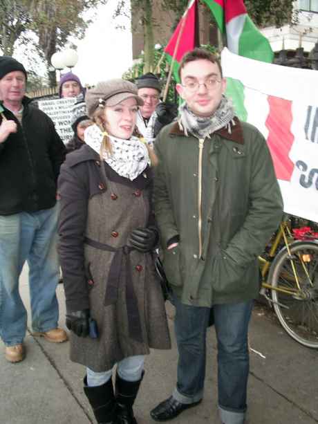 Access Denied! Freda and David, who were refused entry to lecture
