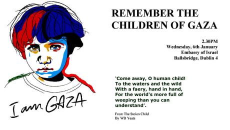 Remember the children of Gaza Jan 6th 2.30pm