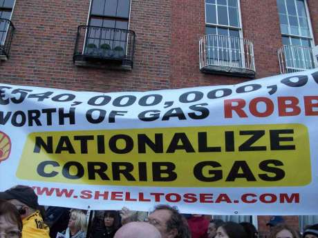 Shell to Sea at Nov 6th protest march
