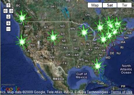 N30 Global Day of Action on Climate Crisis - Climate resistance atlas - splat map, I make it 13 so far