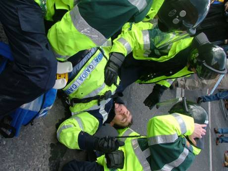 More Gardai Go Down Injured