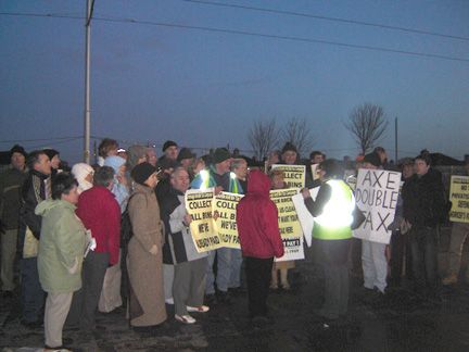Protest at Depot