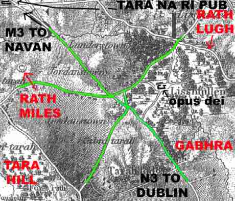 the old five roads of Tara (pre Opus Dei)