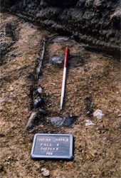 Stone lined cist burial Collierstown 1