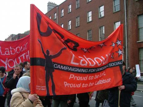 UCD Labour unfurl new banner