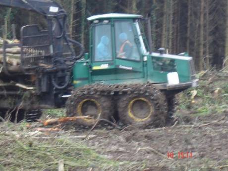 Click on image to see full-sized version Work at Lismullin Wood in the Gabhra Valley