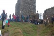 Protest at the locked gates of the Old Head of Kinsale