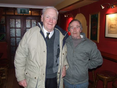 Old workmates - Eric and Damien