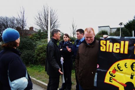 two garda show their support