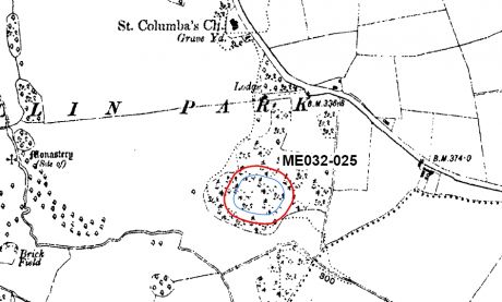 Map accompanying TPO, marking protection zone