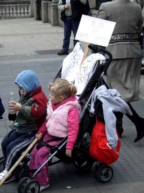 Even the children are fighting