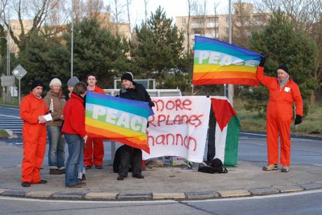 Peace Vigil at Shannon 8 Feb 09