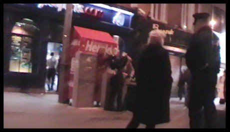Click on image to see full-sized version Ms Corbett allegedly makes a complaint to the Sergeant