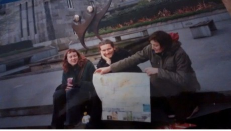  Mark Kennedy in Ireland 2005 with Sarah Hampton and Kim Bryan.