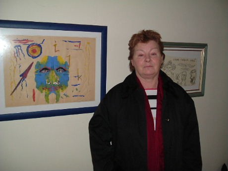 Click on image to see full-sized version Anne Muldowney who travelled from Stamullen to the workshop