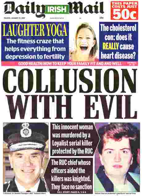 Click on image to see full-sized version Former RUC Special Branch and Chief Constable 'Sir' Ronnie Flanagan in the frame