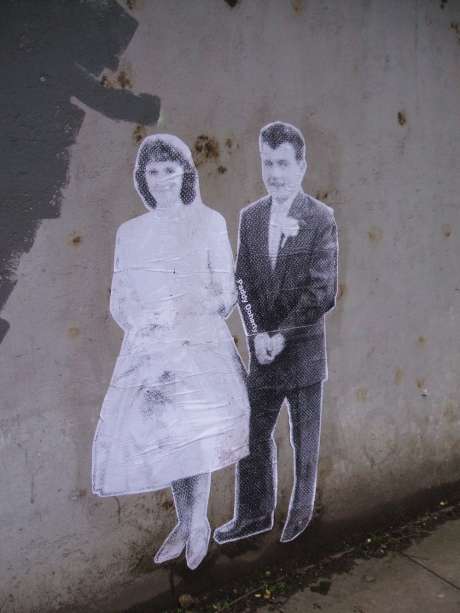 Paddy Doherty, murdered on Bloody Sunday, with his wife