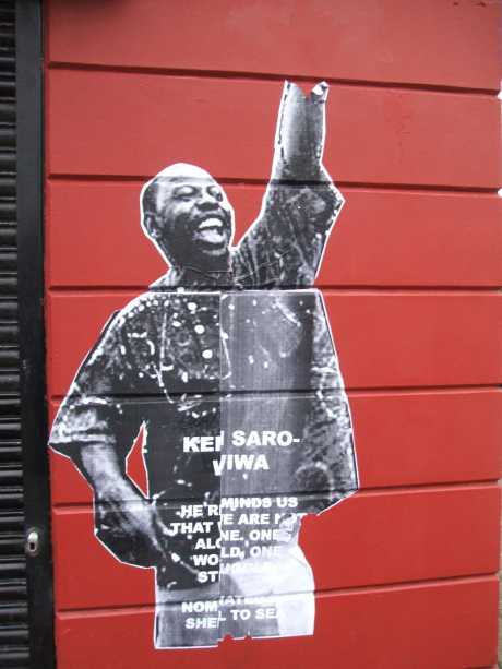 Shell-chun-Saile nominee: Ken Saro Wiwa, writer, activist for the rights of Ogoni people against Shell Oil, executed by the Nigerian State.