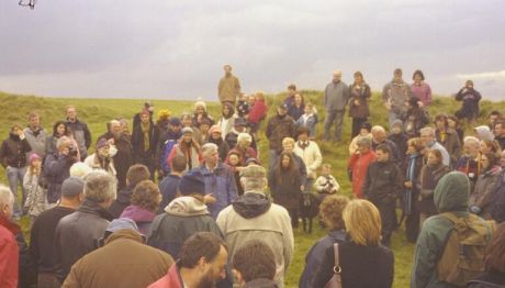 Conor giving the tour of Tara