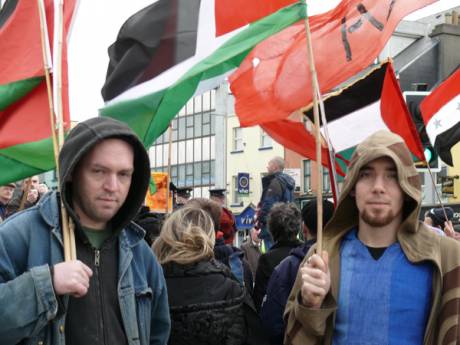 Andy and Niall from Food Not Bombs