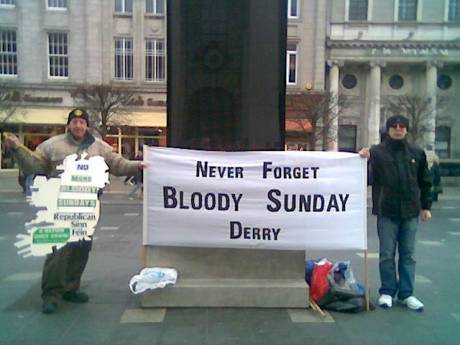 Ireland 'linked' to Bloody Sunday !