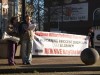 Reading the names of children killed by Israeli bombing.