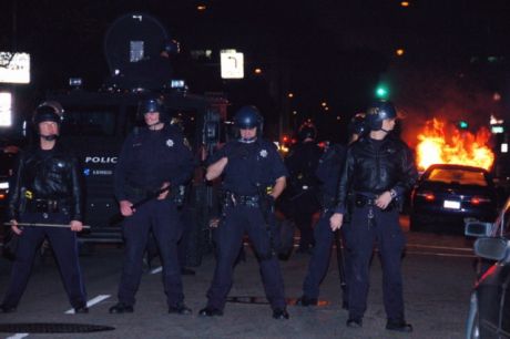 "From Athens to the East Bay - the fire of rebellion is spreading" Killing leads to anger on the streets + much arrests. 