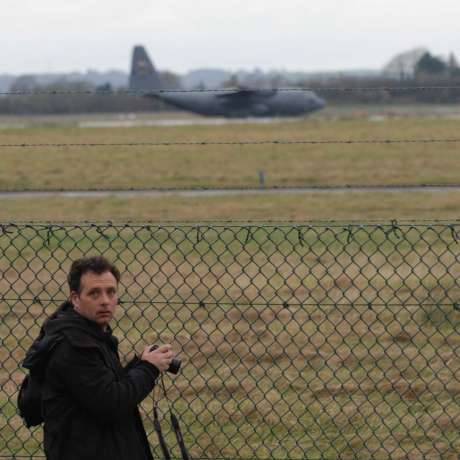 Peace activist monitoring US aircraft breaching Irish neutrality 