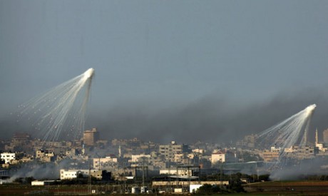 White Phosphorus being used on Civilians