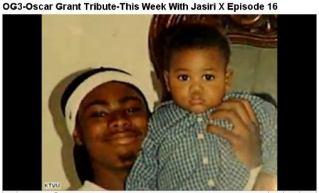 Oscar Grant with his 4 year old girl - befor cop execution