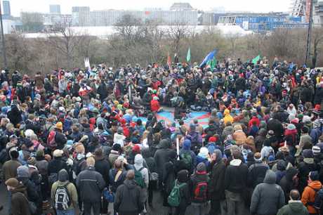 Click on image to see full-sized version RECLAIM POWER - The action - peoples assembly