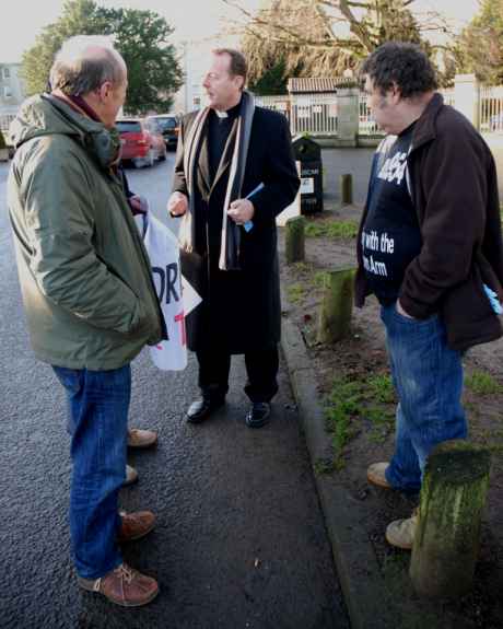 Eamon Martin taking messages to the Bishop