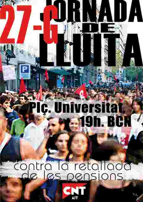 27J - All to the streets: Vaga / Huelga / Strike in Spain 
