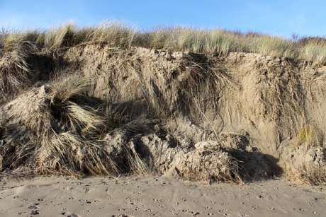 Corballis Beach on Sunday 30 December, 2012. Most damaged section.