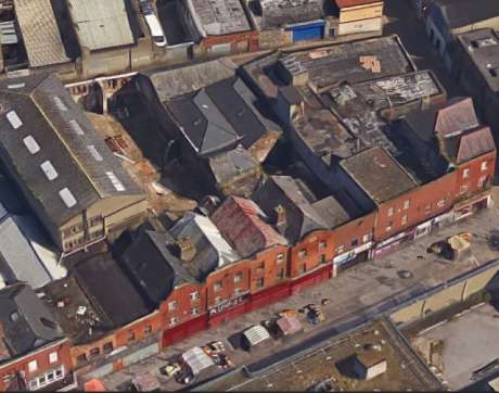 Click on image to see full-sized version Aerial shot of the historic Moore Street buildings planned to be demolition with a nod from Minister Heather Humphreys FG