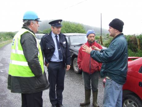 Francis Hourihan explaining some facts about his instructions to protect his uncles land.