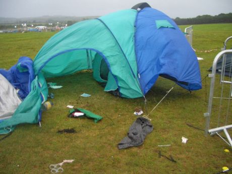 Wind, Rain and Floating Tents