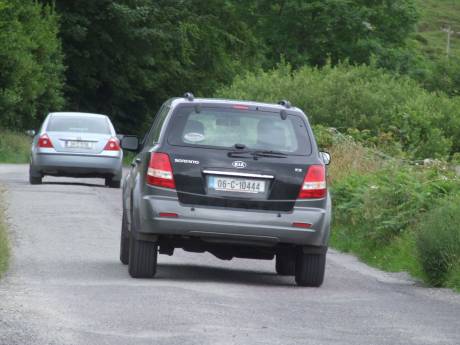 These guys in suits didnt even get out of their cars.