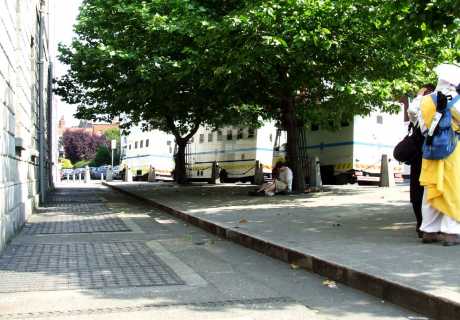 Prison Services Vans Awaiting Passengers