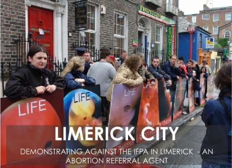 Youth Defence Limerick Demonstration
