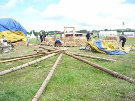 Hay Bale House Building