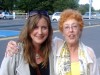 Sylvia Crawford (left) and Eve Lerner at Galway Airport {LitPix 2010}