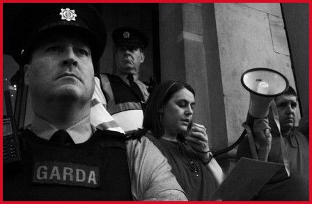 Risn Conlon, a member of Firinne, the Fermanagh based group that represents and supports the victims of  state violence.
