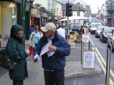 Collecting signatures in Sligo
