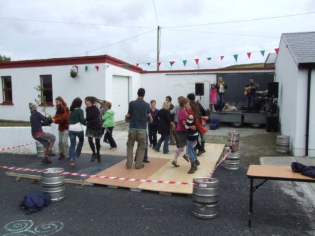 Dancing at the Street Feast today