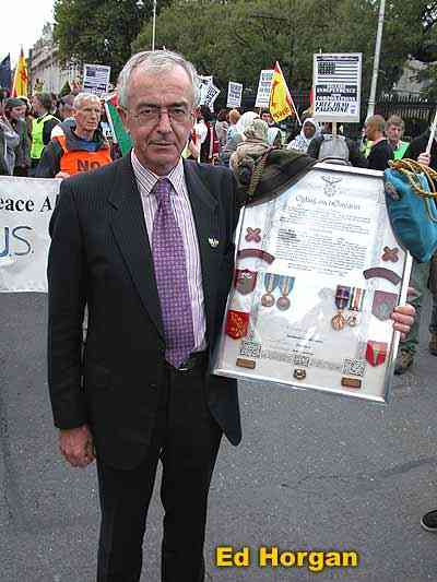 Irish Military Commandant Ed Horgan, Retired (and now arrested)