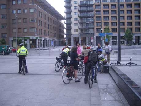 is this a criticall mass?- no its the dublin greenway cycle