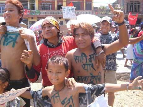 Gorahi Protesters.