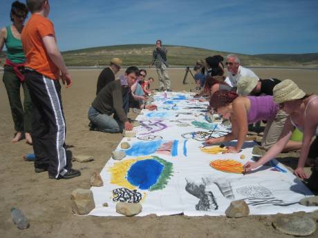 Beach drawing