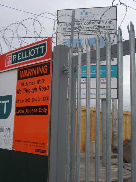 James' Walk Closed